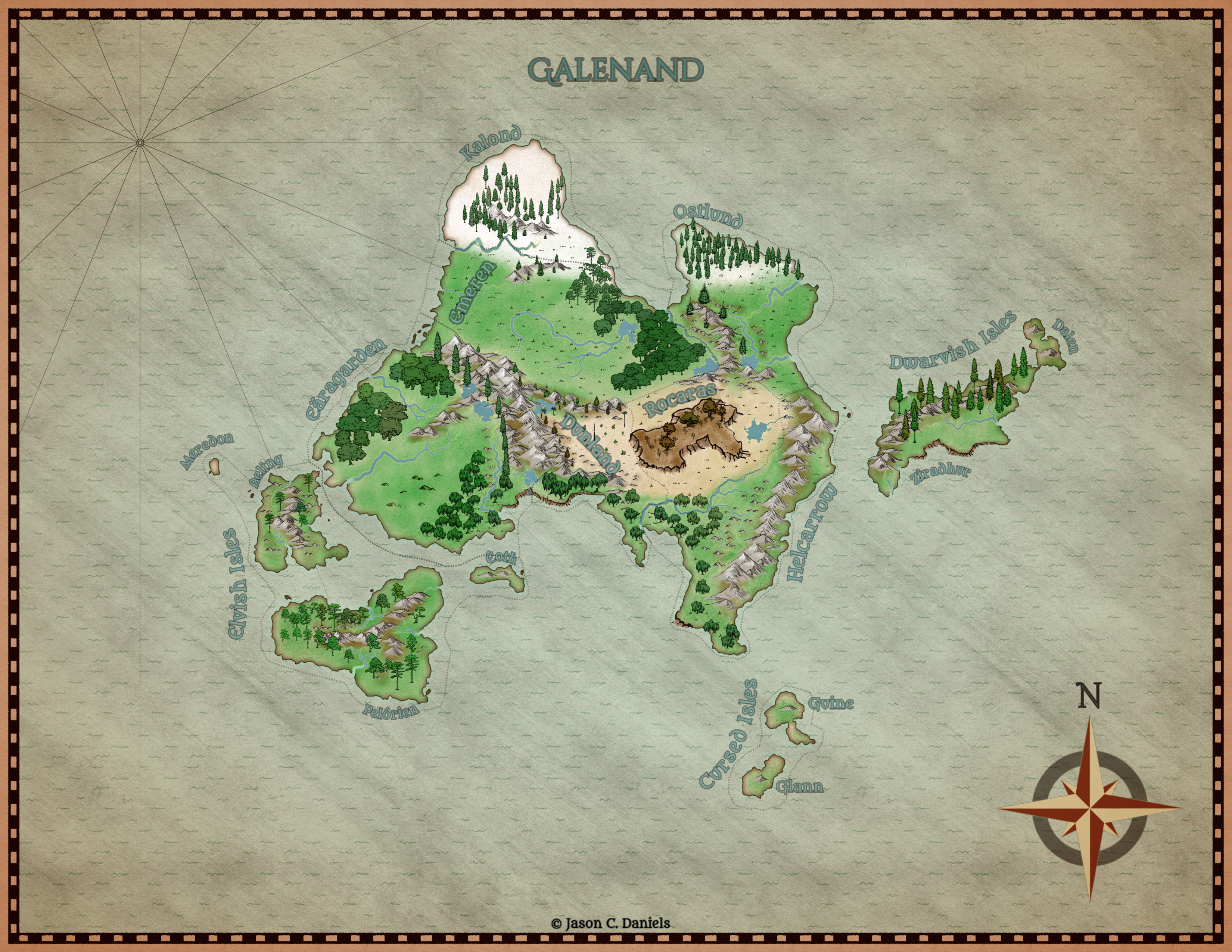 The continent of Galenand